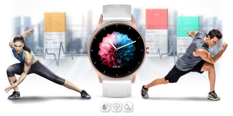 Smartwatch Gravity GT2-5 Różowe Złoto