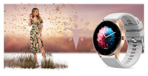 Smartwatch Gravity GT2-5 Różowe Złoto