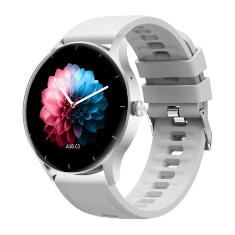Smartwatch Gravity GT2-7 Srebrno-Biały