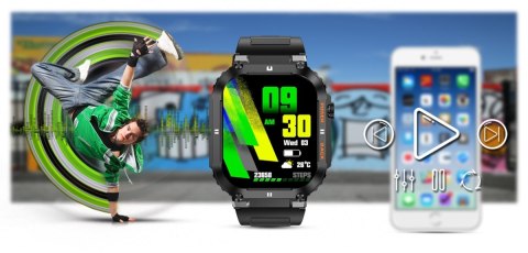 Smartwatch Gravity GT6-1 z ekranem 1,96"
