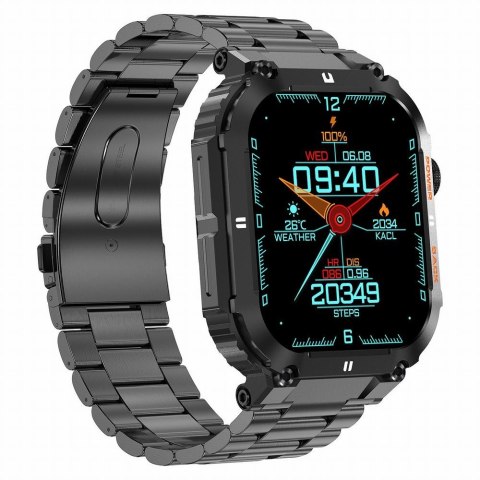 Smartwatch Gravity GT6-2 - Czarna Bransoleta