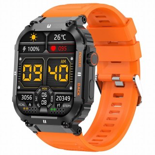 Smartwatch Gravity GT6-3 - Pomarańczowy pasek