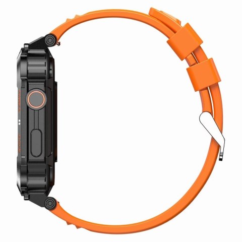 Smartwatch Gravity GT6-3 - Pomarańczowy pasek