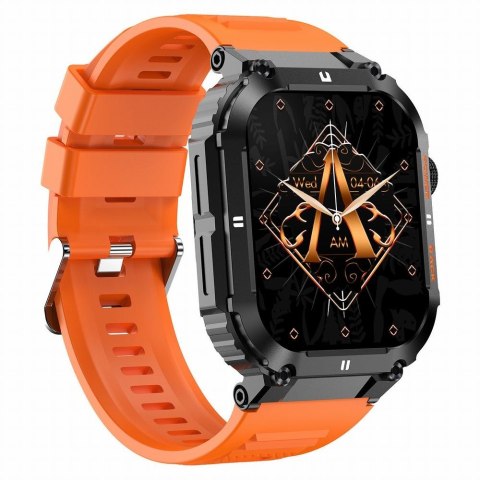 Smartwatch Gravity GT6-3 - Pomarańczowy pasek