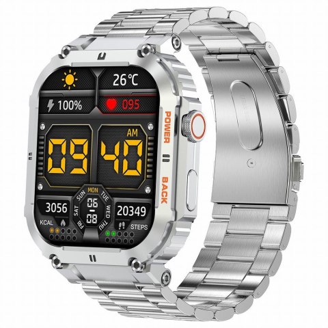 Smartwatch Gravity GT6-7 Srebrny na bransolecie