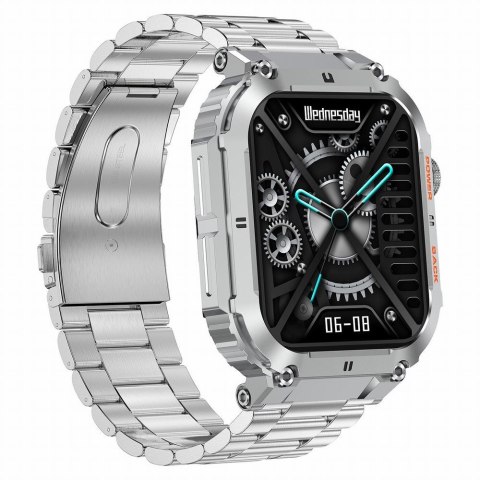 Smartwatch Gravity GT6-7 Srebrny na bransolecie
