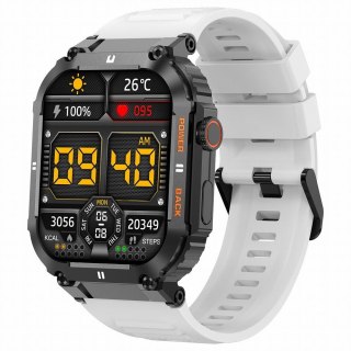 Smartwatch Gravity GT6-8 Czarny z białym paskiem
