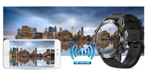 Smartwatch Gravity GT9-1 z paskiem silikonowym