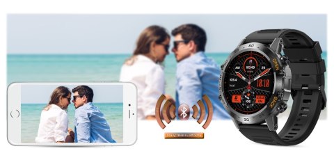 Smartwatch Gravity GT9-1 z paskiem silikonowym