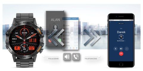 Smartwatch Gravity GT9-2 z bransoletą