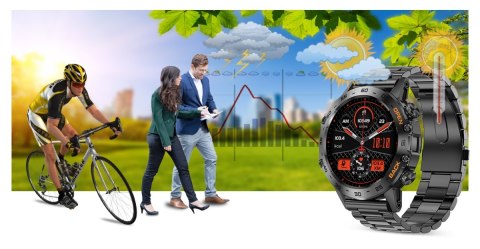 Smartwatch Gravity GT9-2 z bransoletą