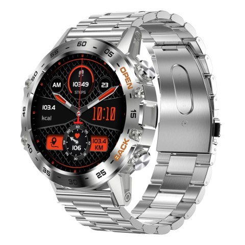 Smartwatch Gravity GT9-3 Srebrny