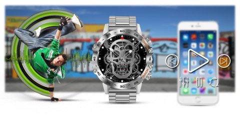Smartwatch Gravity GT9-3 Srebrny