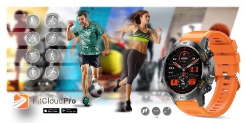 Smartwatch Gravity GT9-4 Pomarańczowy