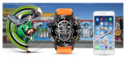 Smartwatch Gravity GT9-4 Pomarańczowy