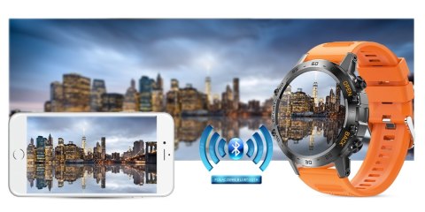 Smartwatch Gravity GT9-4 Pomarańczowy