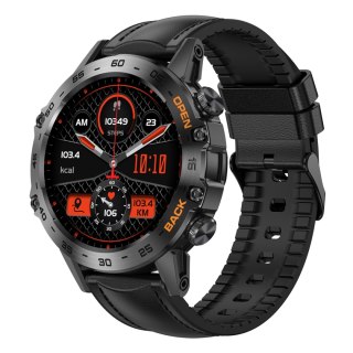 Smartwatch Gravity GT9-5 ze skórzanym paskiem