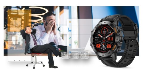 Smartwatch Gravity GT9-5 ze skórzanym paskiem