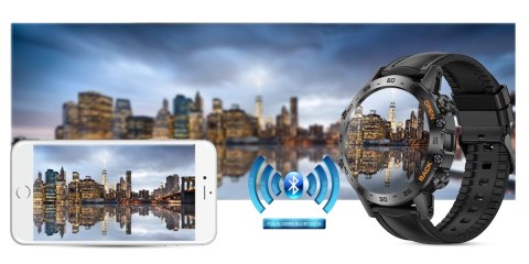 Smartwatch Gravity GT9-5 ze skórzanym paskiem