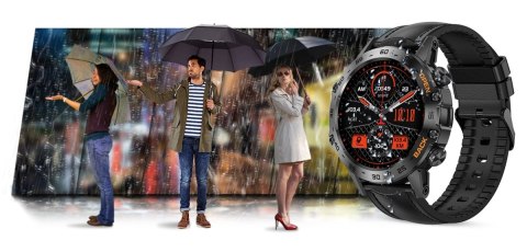 Smartwatch Gravity GT9-5 ze skórzanym paskiem