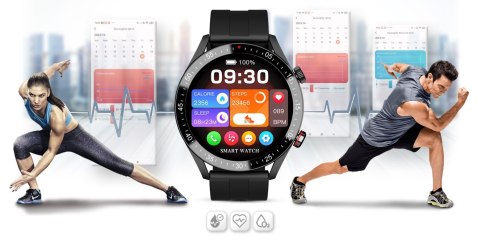 Smartwatch Męski Gravity GT4-1 Czarny