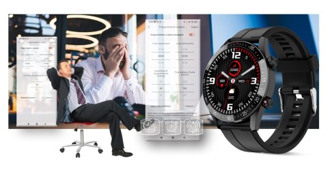 Smartwatch Męski Gravity GT4-1 Czarny