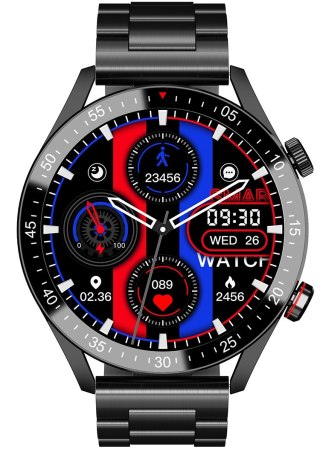 Smartwatch Męski Gravity GT4-2 Czarna Bransoleta