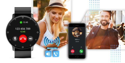 Smartwatch Giewont GW120-2 Pro SmartCall Czarny