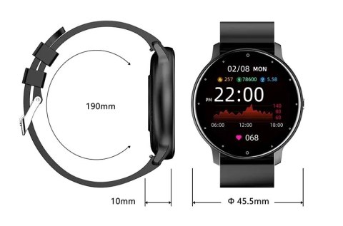 Smartwatch Giewont GW120-2 Pro SmartCall Czarny