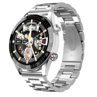 Smartwatch Męski Gravity GT4-3 Srebrna Bransoleta
