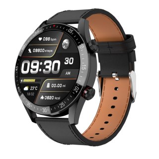 Smartwatch Męski Gravity GT4-4 z Paskiem Skórzanym