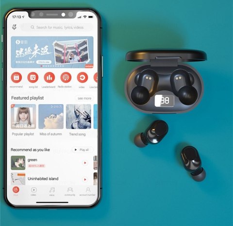 Słuchawki Bezprzewodowe Lenovo Thinkplus LivePods XT91 Czarne