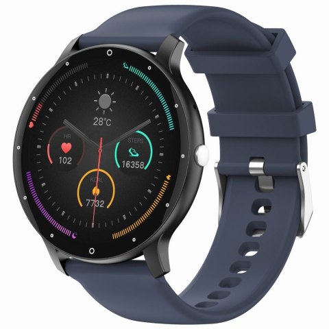 Smartwatch Gravity GT1-1 PRO - Czarny i Niebieski Pasek