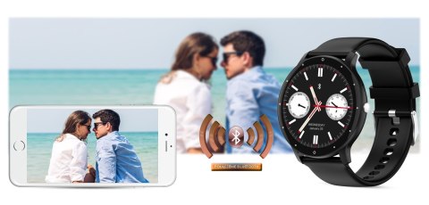 Smartwatch Gravity GT1-1 PRO - Czarny i Niebieski Pasek