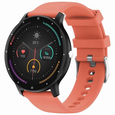 Smartwatch Gravity GT1-3 PRO - Czarny i Czerwony Pasek