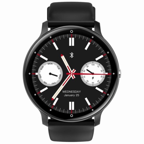 Smartwatch Gravity GT1-3 PRO - Czarny i Czerwony Pasek