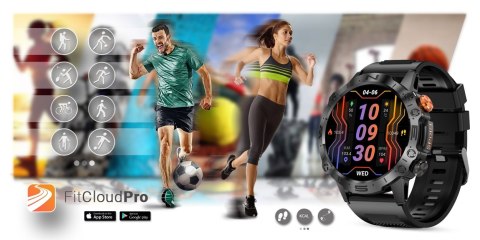 Smartwatch Gravity GT20-1 AMOLED z Bransoletą