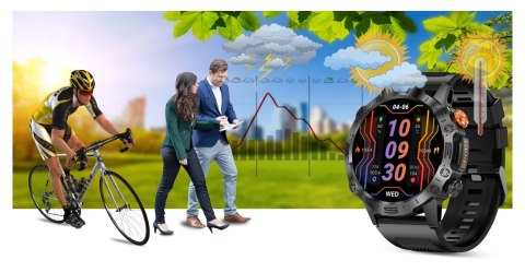 Smartwatch Gravity GT20-1 AMOLED z Bransoletą