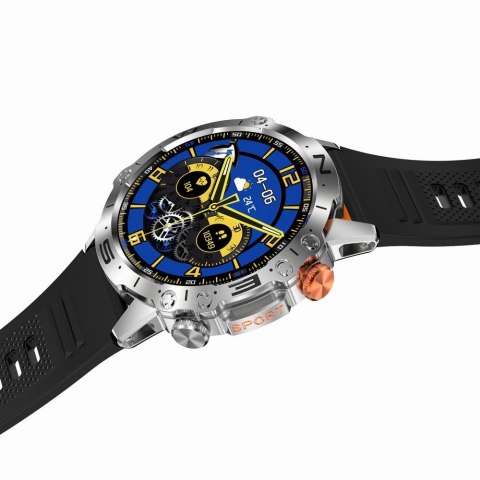 Smartwatch Gravity GT20-2 Srebrny AMOLED