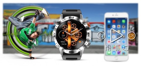 Smartwatch Gravity GT20-2 Srebrny AMOLED