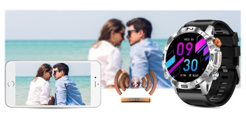 Smartwatch Gravity GT20-2 Srebrny AMOLED