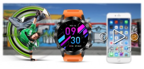 Smartwatch Gravity GT20-3 AMOLED z dodatkowym paskiem