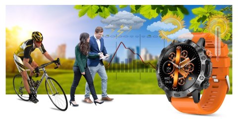 Smartwatch Gravity GT20-3 AMOLED z dodatkowym paskiem