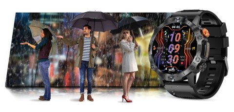 Smartwatch Gravity GT20-5 AMOLED Moro