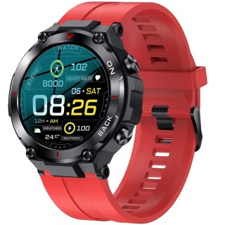 Smartwatch Gravity GT8-5 Czarno-Czerwony