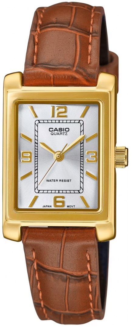 Zegarek Damski Casio LTP-1234PGL-7AEG Złoty na pasku
