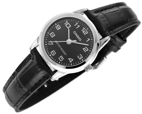Zegarek Damski Casio LTP-V001L-1BUDF na Czarnym Pasku