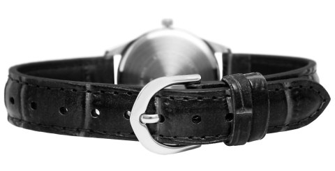 Zegarek Damski Casio LTP-V005L-1AUDF na czarnym skórzanym pasku