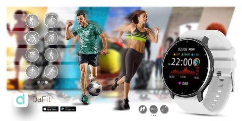 Smartwatch Damski Gravity GT1-11 Czarny/Biały