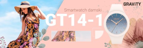 Smartwatch Damski Gravity GT14-1 Różowy